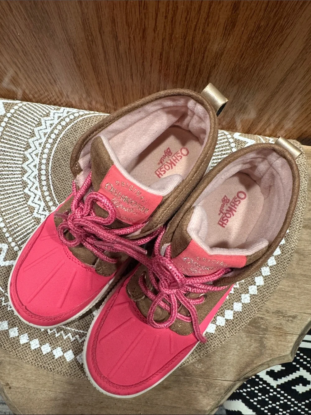OshKosh B'gosh Rafferg-Oy Shoresider Jr Kids Lace-Up Duck Boots
